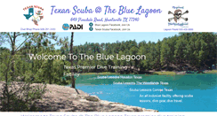 Desktop Screenshot of bluelagoonscuba.net
